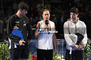 2024-06-23 - Arturo Coello and Agustin Tapia the winners during the awards ceremony of the BNL Italy Major Premier Padel at Foro Italico in Rome, Italy on July 23th, 2024 - BNL ITALY MAJOR PREMIER PADEL - PADEL - TENNIS