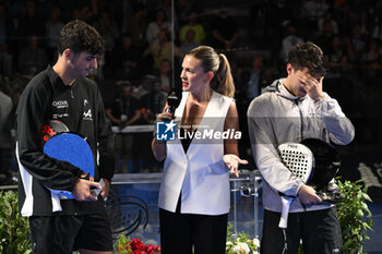 2024-06-23 - Arturo Coello and Agustin Tapia the winners during the awards ceremony of the BNL Italy Major Premier Padel at Foro Italico in Rome, Italy on July 23th, 2024 - BNL ITALY MAJOR PREMIER PADEL - PADEL - TENNIS