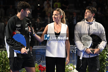 2024-06-23 - Arturo Coello and Agustin Tapia the winners during the awards ceremony of the BNL Italy Major Premier Padel at Foro Italico in Rome, Italy on July 23th, 2024 - BNL ITALY MAJOR PREMIER PADEL - PADEL - TENNIS