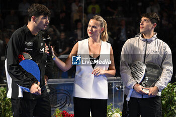 2024-06-23 - Arturo Coello and Agustin Tapia the winners during the awards ceremony of the BNL Italy Major Premier Padel at Foro Italico in Rome, Italy on July 23th, 2024 - BNL ITALY MAJOR PREMIER PADEL - PADEL - TENNIS