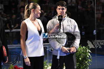 2024-06-23 - Arturo Coello and Agustin Tapia the winners during the awards ceremony of the BNL Italy Major Premier Padel at Foro Italico in Rome, Italy on July 23th, 2024 - BNL ITALY MAJOR PREMIER PADEL - PADEL - TENNIS