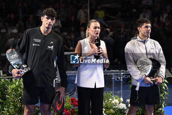 2024-06-23 - Arturo Coello and Agustin Tapia the winners during the awards ceremony of the BNL Italy Major Premier Padel at Foro Italico in Rome, Italy on July 23th, 2024 - BNL ITALY MAJOR PREMIER PADEL - PADEL - TENNIS