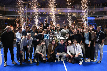 2024-06-23 - Federico Chingotto and Alejandro Galan the winners during the awards ceremony of the BNL Italy Major Premier Padel at Foro Italico in Rome, Italy on July 23th, 2024 - BNL ITALY MAJOR PREMIER PADEL - PADEL - TENNIS