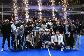 2024-06-23 - Federico Chingotto and Alejandro Galan the winners during the awards ceremony of the BNL Italy Major Premier Padel at Foro Italico in Rome, Italy on July 23th, 2024 - BNL ITALY MAJOR PREMIER PADEL - PADEL - TENNIS