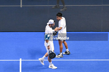 2024-06-23 - Federico Chingotto and Alejandro Galan during the Final of the BNL Italy Major Premier Padel at Foro Italico in Rome, Italy on July 23th, 2024 - BNL ITALY MAJOR PREMIER PADEL - PADEL - TENNIS