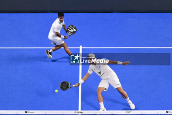 2024-06-23 - Federico Chingotto and Alejandro Galan during the Final of the BNL Italy Major Premier Padel at Foro Italico in Rome, Italy on July 23th, 2024 - BNL ITALY MAJOR PREMIER PADEL - PADEL - TENNIS