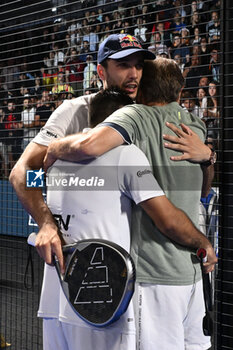 2024-06-23 - Federico Chingotto and Alejandro Galan during the Final of the BNL Italy Major Premier Padel at Foro Italico in Rome, Italy on July 23th, 2024 - BNL ITALY MAJOR PREMIER PADEL - PADEL - TENNIS