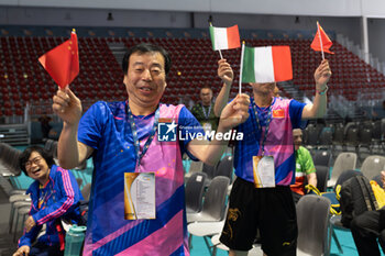 2024-07-07 - Some athletes during the Opening Ceremony of the Championship Master Table Tennis Rome 2024 - OPENING CEREMONY OF THE CHAMPIONSHIP MASTER TABLE TENNIS ROME 2024 - TABLE TENNIS - TENNIS