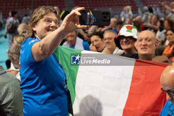 2024-07-07 - Some athletes during the Opening Ceremony of the Championship Master Table Tennis Rome 2024 - OPENING CEREMONY OF THE CHAMPIONSHIP MASTER TABLE TENNIS ROME 2024 - TABLE TENNIS - TENNIS