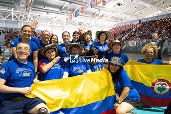 2024-07-07 - Some athletes during the Opening Ceremony of the Championship Master Table Tennis Rome 2024 - OPENING CEREMONY OF THE CHAMPIONSHIP MASTER TABLE TENNIS ROME 2024 - TABLE TENNIS - TENNIS