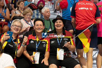 2024-07-07 - Some athletes during the Opening Ceremony of the Championship Master Table Tennis Rome 2024 - OPENING CEREMONY OF THE CHAMPIONSHIP MASTER TABLE TENNIS ROME 2024 - TABLE TENNIS - TENNIS