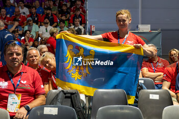 2024-07-07 - Some athletes during the Opening Ceremony of the Championship Master Table Tennis Rome 2024 - OPENING CEREMONY OF THE CHAMPIONSHIP MASTER TABLE TENNIS ROME 2024 - TABLE TENNIS - TENNIS