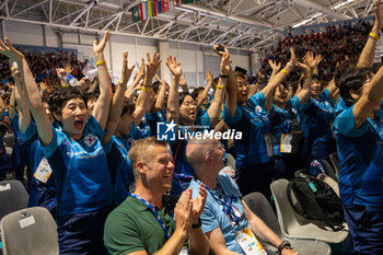 2024-07-07 - Some athletes during the Opening Ceremony of the Championship Master Table Tennis Rome 2024 - OPENING CEREMONY OF THE CHAMPIONSHIP MASTER TABLE TENNIS ROME 2024 - TABLE TENNIS - TENNIS