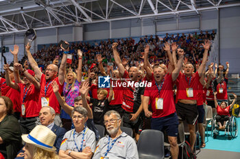 2024-07-07 - Some athletes during the Opening Ceremony of the Championship Master Table Tennis Rome 2024 - OPENING CEREMONY OF THE CHAMPIONSHIP MASTER TABLE TENNIS ROME 2024 - TABLE TENNIS - TENNIS