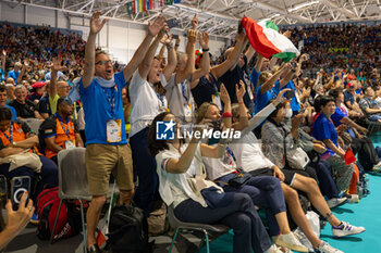 2024-07-07 - Some athletes during the Opening Ceremony of the Championship Master Table Tennis Rome 2024 - OPENING CEREMONY OF THE CHAMPIONSHIP MASTER TABLE TENNIS ROME 2024 - TABLE TENNIS - TENNIS