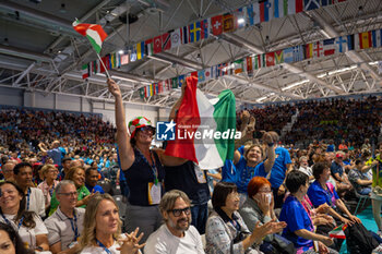 2024-07-07 - Some athletes during the Opening Ceremony of the Championship Master Table Tennis Rome 2024 - OPENING CEREMONY OF THE CHAMPIONSHIP MASTER TABLE TENNIS ROME 2024 - TABLE TENNIS - TENNIS