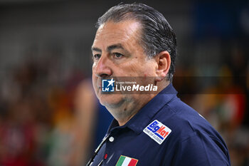 2024-07-16 - Head coach of Italy Ferdinando De Giorgi - TEST MATCH - ITALY VS ARGENTINA - FRIENDLY MATCH - VOLLEYBALL