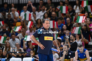 2024-07-16 - Head coach of Italy Ferdinando De Giorgi - TEST MATCH - ITALY VS ARGENTINA - FRIENDLY MATCH - VOLLEYBALL