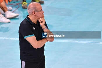 2024-07-16 - Head coach of Argentina Marcelo Rodolfo Mendez - TEST MATCH - ITALY VS ARGENTINA - FRIENDLY MATCH - VOLLEYBALL