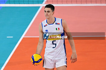 2024-07-16 - Alessandro Michieletto of Italy - TEST MATCH - ITALY VS ARGENTINA - FRIENDLY MATCH - VOLLEYBALL