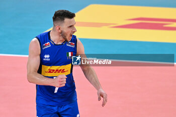 2024-07-16 - Fabio Balaso of Italy celebrates - TEST MATCH - ITALY VS ARGENTINA - FRIENDLY MATCH - VOLLEYBALL