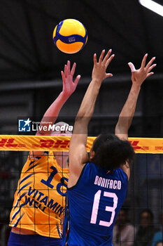 2024-05-09 - Actions game and players' images between Italian Senior Women's National Team and Swedish Senior Women's National Team in the VOLLEYBALL - FRIENDLY MATCH - Test Match at PalaBancaSport di Piacenza - May 9, 2024 - TEST MATCH - ITALY WOMEN VS SWEDEN - FRIENDLY MATCH - VOLLEYBALL