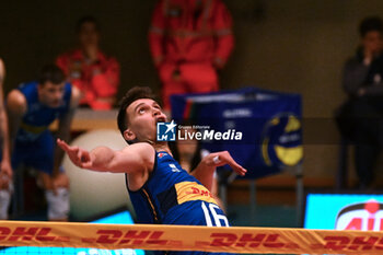 2024-05-12 - Game images of the match between the Italian national team and the Serbian national team in the Italvolley Testmatch Tournament 2024 at the “Arpad Weisz” sports hall Cavalese (TN) - 12 May 2024 - ITALY VS SERBIA - FRIENDLY MATCH - VOLLEYBALL