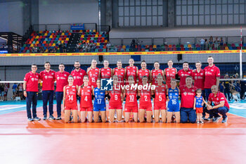 2024-07-09 - Serbia team - WOMEN'S TEST MATCH - ITALY VS SERBIA - FRIENDLY MATCH - VOLLEYBALL