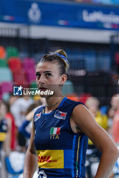 2024-07-09 - Alessia Orro (Italy) - WOMEN'S TEST MATCH - ITALY VS SERBIA - FRIENDLY MATCH - VOLLEYBALL