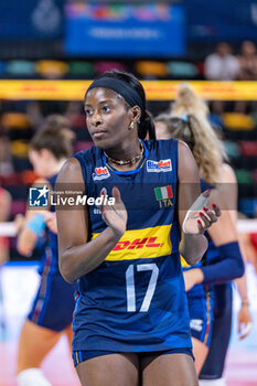 2024-07-09 - Myriam Sylla (Italy) - WOMEN'S TEST MATCH - ITALY VS SERBIA - FRIENDLY MATCH - VOLLEYBALL