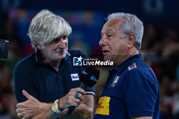 2024-07-09 - Julio Velasco (Italy head coach) - WOMEN'S TEST MATCH - ITALY VS SERBIA - FRIENDLY MATCH - VOLLEYBALL