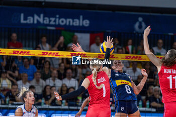 2024-07-09 - Alessia Orro (Italy) - WOMEN'S TEST MATCH - ITALY VS SERBIA - FRIENDLY MATCH - VOLLEYBALL