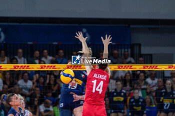 2024-07-09 - Sarah Fahr (Italy) - WOMEN'S TEST MATCH - ITALY VS SERBIA - FRIENDLY MATCH - VOLLEYBALL