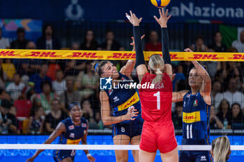 2024-07-09 - Alessia Orro (Italy) - WOMEN'S TEST MATCH - ITALY VS SERBIA - FRIENDLY MATCH - VOLLEYBALL