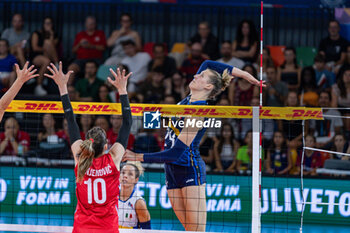 2024-07-09 - Ekaterina Antropova (Italy) - WOMEN'S TEST MATCH - ITALY VS SERBIA - FRIENDLY MATCH - VOLLEYBALL