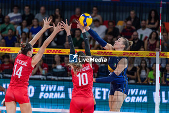 2024-07-09 - Ekaterina Antropova (Italy) - WOMEN'S TEST MATCH - ITALY VS SERBIA - FRIENDLY MATCH - VOLLEYBALL