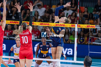 2024-07-09 - Ekaterina Antropova (Italy) - WOMEN'S TEST MATCH - ITALY VS SERBIA - FRIENDLY MATCH - VOLLEYBALL