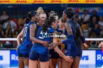 2024-07-09 - Happinness of Italy team - WOMEN'S TEST MATCH - ITALY VS SERBIA - FRIENDLY MATCH - VOLLEYBALL