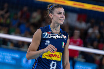 2024-07-09 - Alessia Orro (Italy) - WOMEN'S TEST MATCH - ITALY VS SERBIA - FRIENDLY MATCH - VOLLEYBALL