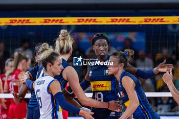 2024-07-09 - Paola Egonu (Italy) - WOMEN'S TEST MATCH - ITALY VS SERBIA - FRIENDLY MATCH - VOLLEYBALL