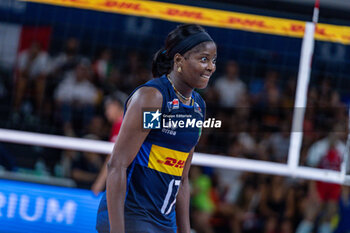 2024-07-09 - Myriam Sylla (Italy) - WOMEN'S TEST MATCH - ITALY VS SERBIA - FRIENDLY MATCH - VOLLEYBALL