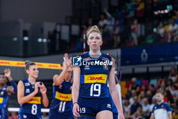 2024-07-09 - Sarah Fahr (Italy) - WOMEN'S TEST MATCH - ITALY VS SERBIA - FRIENDLY MATCH - VOLLEYBALL