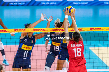 2024-07-09 - Tijana Boskovic (Serbia) vs Caterina Bosetti (Italy) - WOMEN'S TEST MATCH - ITALY VS SERBIA - FRIENDLY MATCH - VOLLEYBALL