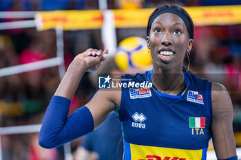 2024-07-09 - Paola Egonu (Italy) - WOMEN'S TEST MATCH - ITALY VS SERBIA - FRIENDLY MATCH - VOLLEYBALL