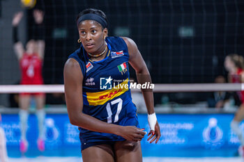 2024-07-09 - Myriam Sylla (Italy) - WOMEN'S TEST MATCH - ITALY VS SERBIA - FRIENDLY MATCH - VOLLEYBALL