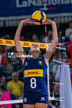 2024-07-09 - Alessia Orro (Italy) - WOMEN'S TEST MATCH - ITALY VS SERBIA - FRIENDLY MATCH - VOLLEYBALL