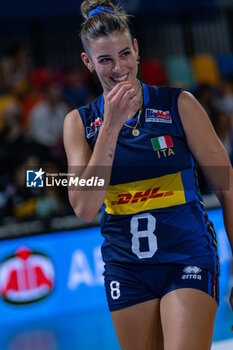 2024-07-09 - Alessia Orro (Italy) - WOMEN'S TEST MATCH - ITALY VS SERBIA - FRIENDLY MATCH - VOLLEYBALL