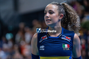 2024-07-09 - Gaia Giovannini (Italy) - WOMEN'S TEST MATCH - ITALY VS SERBIA - FRIENDLY MATCH - VOLLEYBALL