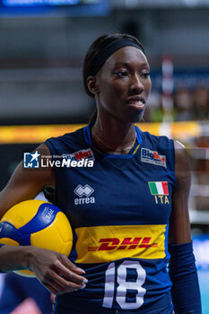 2024-07-09 - Paola Egonu (Italy) - WOMEN'S TEST MATCH - ITALY VS SERBIA - FRIENDLY MATCH - VOLLEYBALL