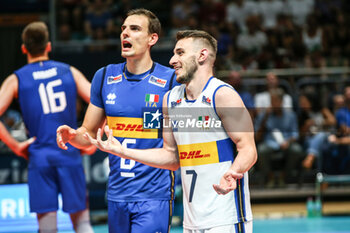 18/07/2024 - Giannelli and Balaso - TEST MATCH - ITALY VS ARGENTINA - AMICHEVOLI - VOLLEY